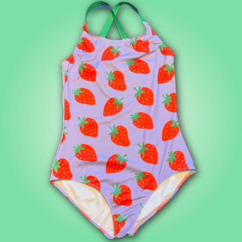 EUC Mini Boden strawberry 🍓one-piece 🍓